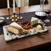 Elora Natural Stone Charcuterie Board & Serving Tray