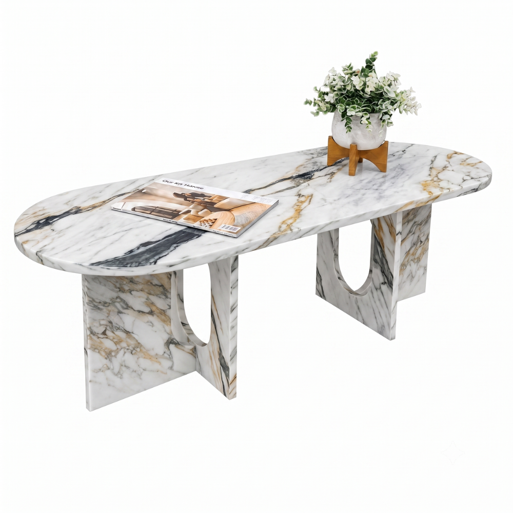 Nora Natural Stone Coffee Table