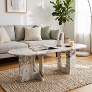 Nora Natural Stone Coffee Table