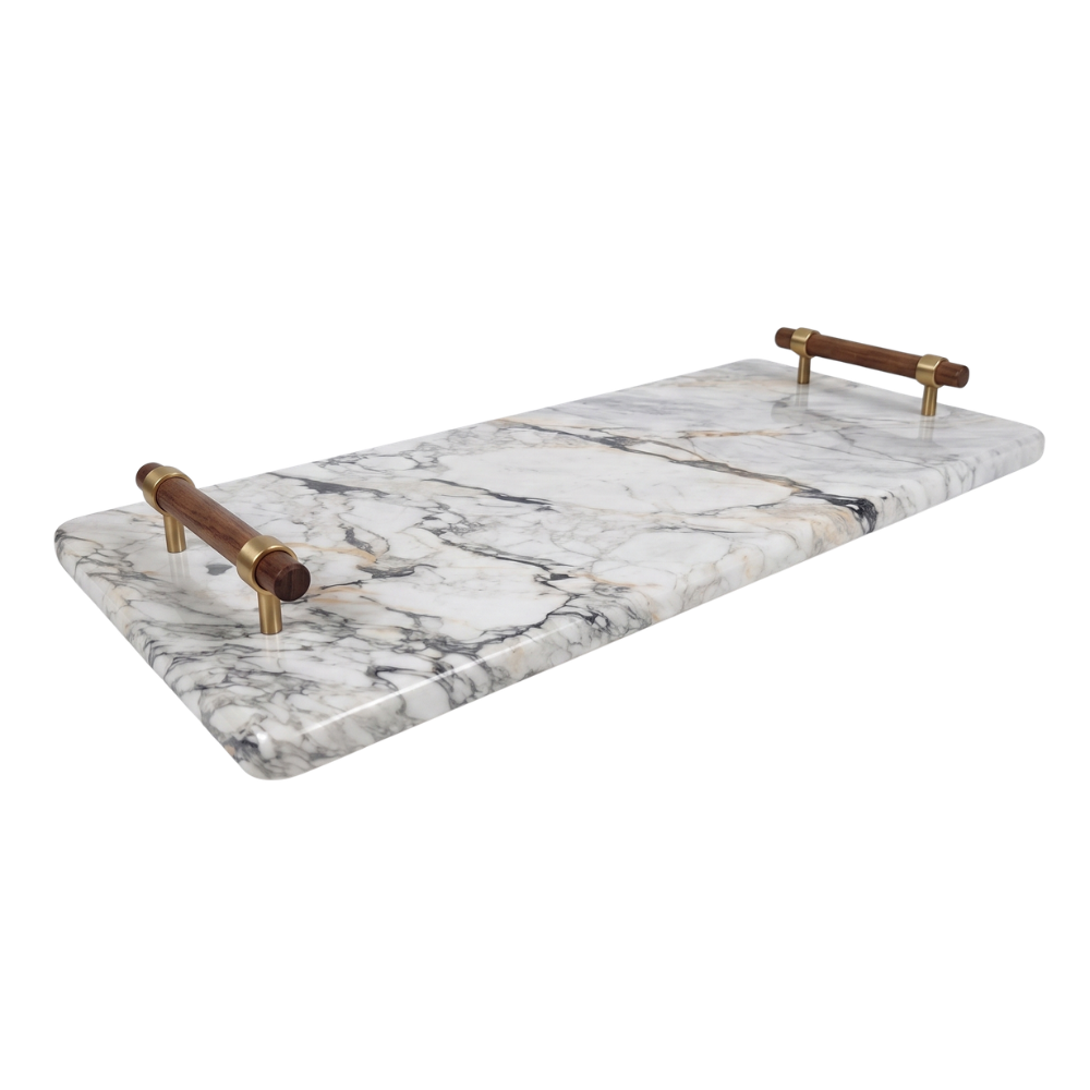 Elora Natural Stone Charcuterie Board & Serving Tray