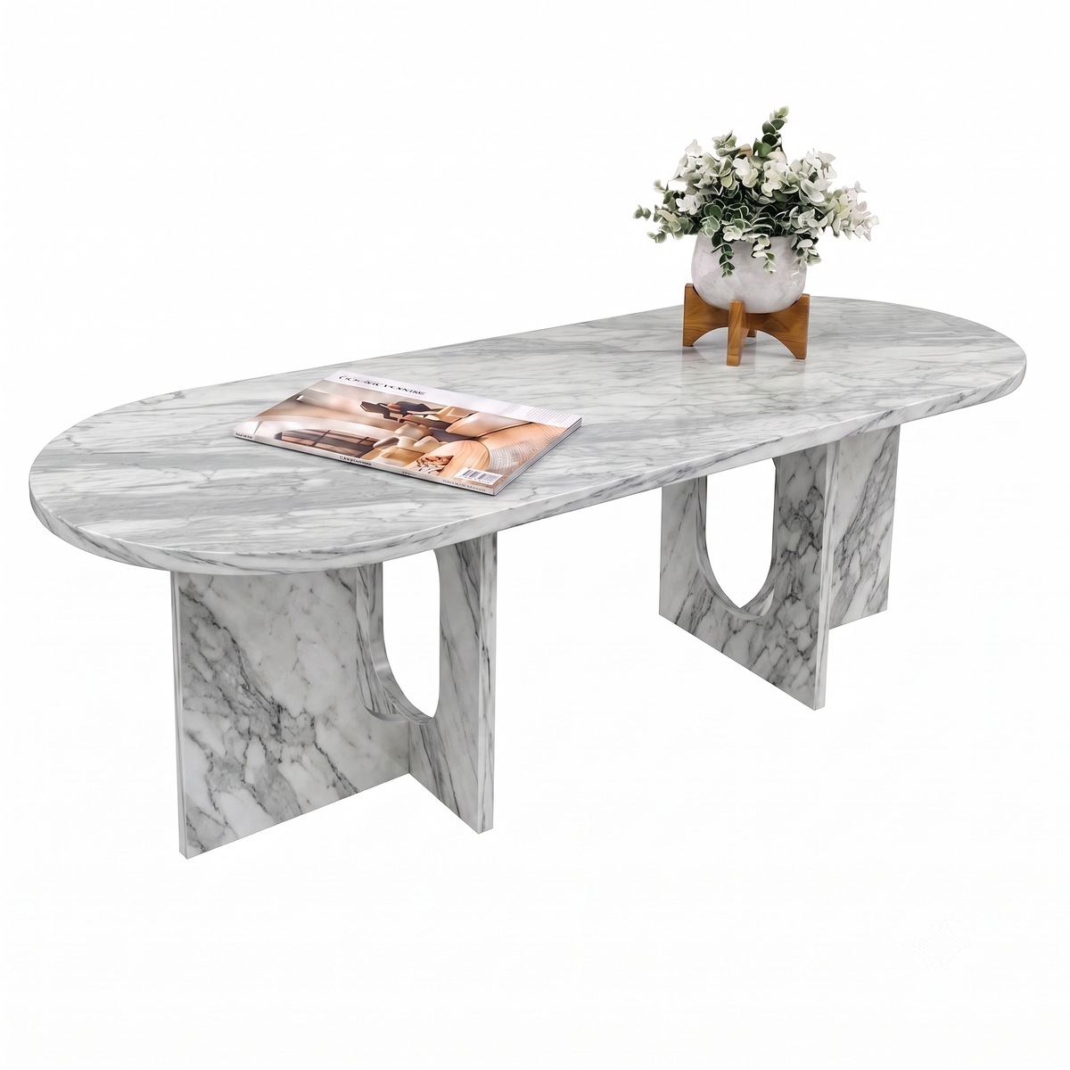 Nora Natural Stone Coffee Table