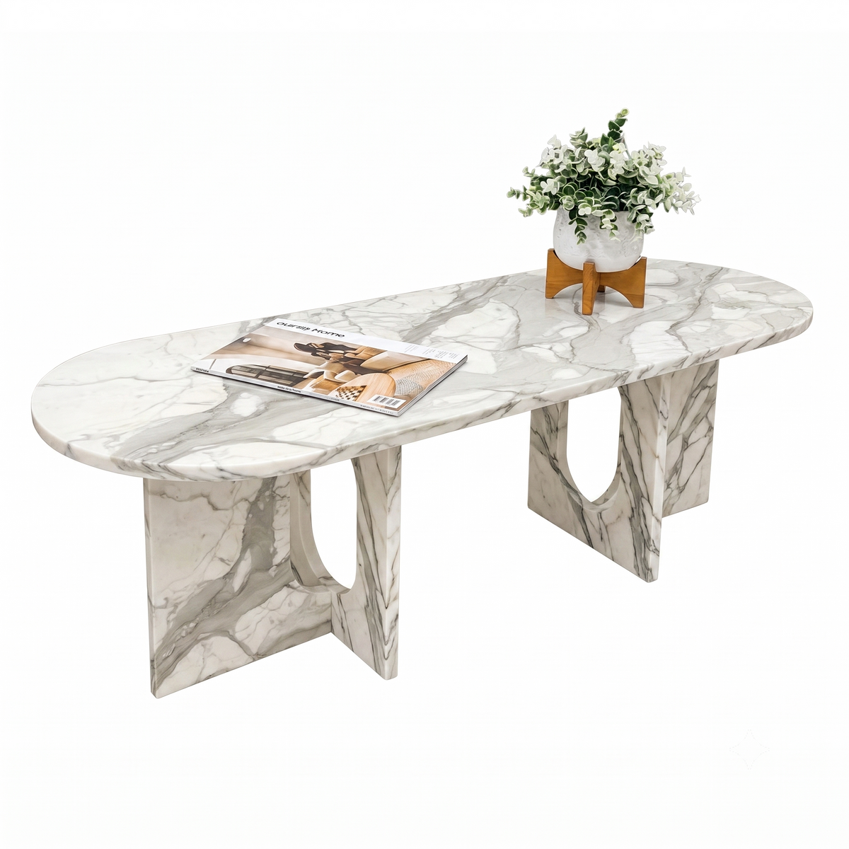 Nora Natural Stone Coffee Table