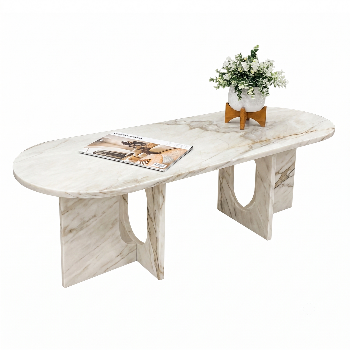 Nora Natural Stone Coffee Table