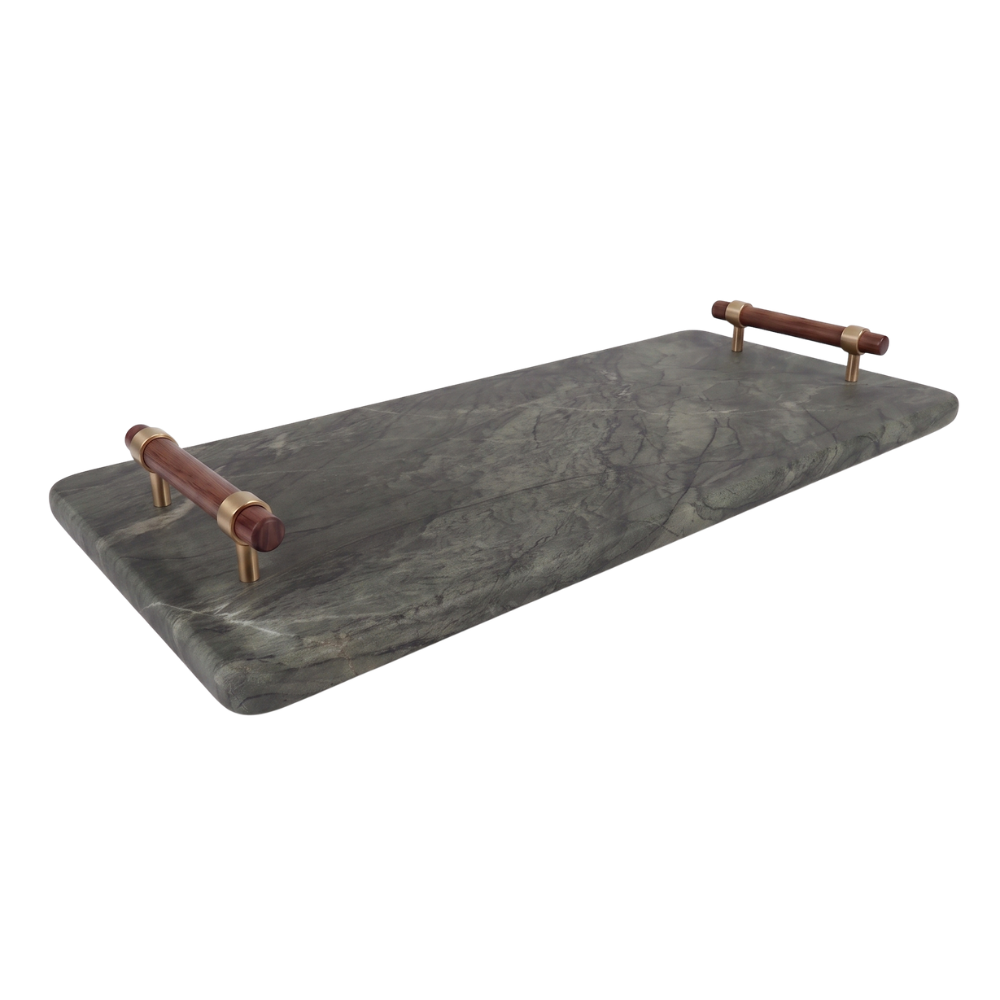 Elora Natural Stone Charcuterie Board & Serving Tray