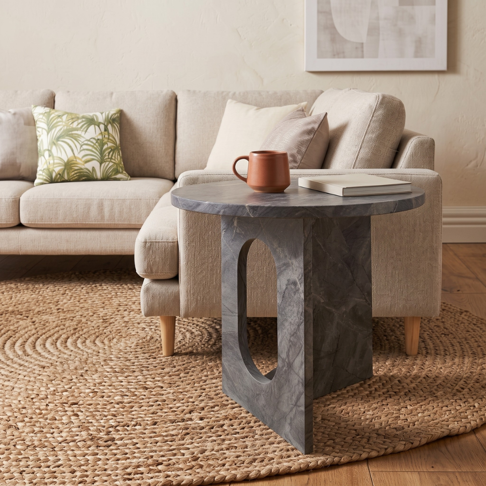 Sofia Natural Stone Side Table