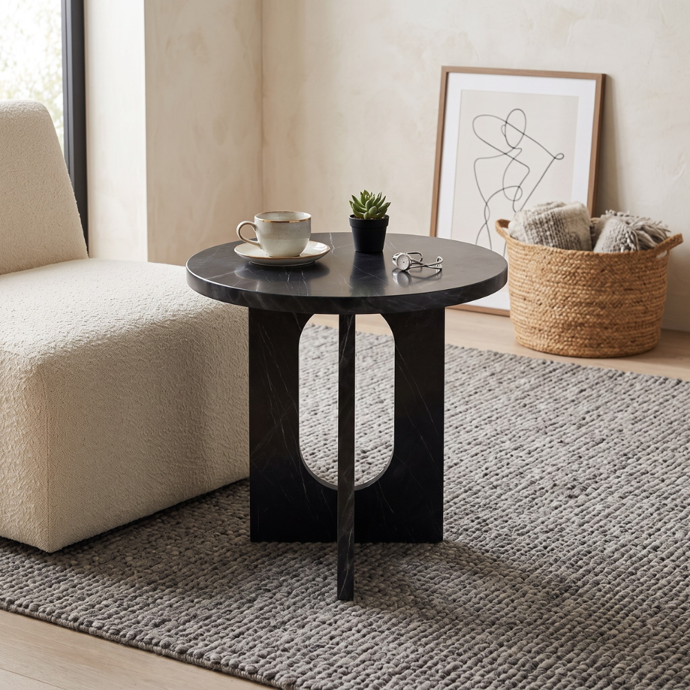 Sofia Natural Stone Side Table