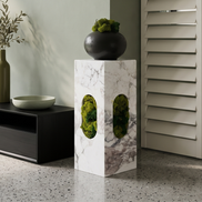 Custom Natural Stone Plinth | Luxury Marble & Stone Display Pedestal