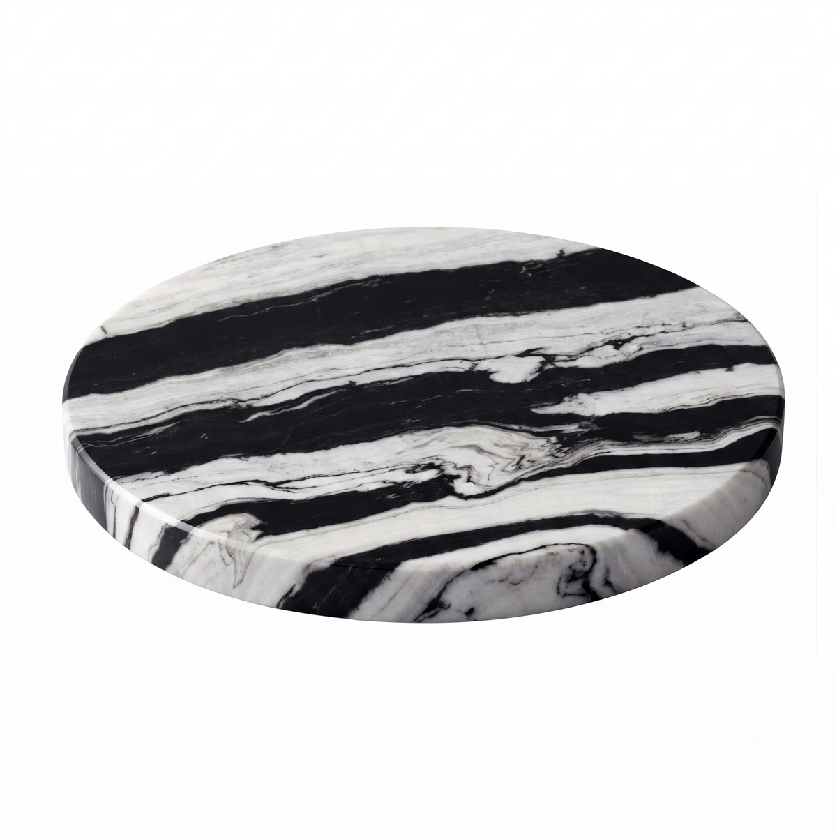 Handcrafted Natural Stone Coasters, Set of 4