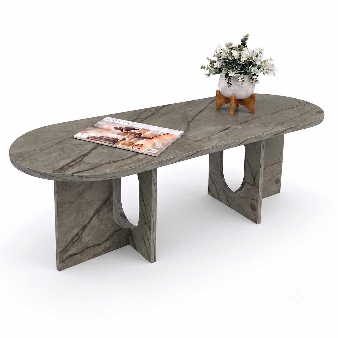 Nora Natural Stone Coffee Table